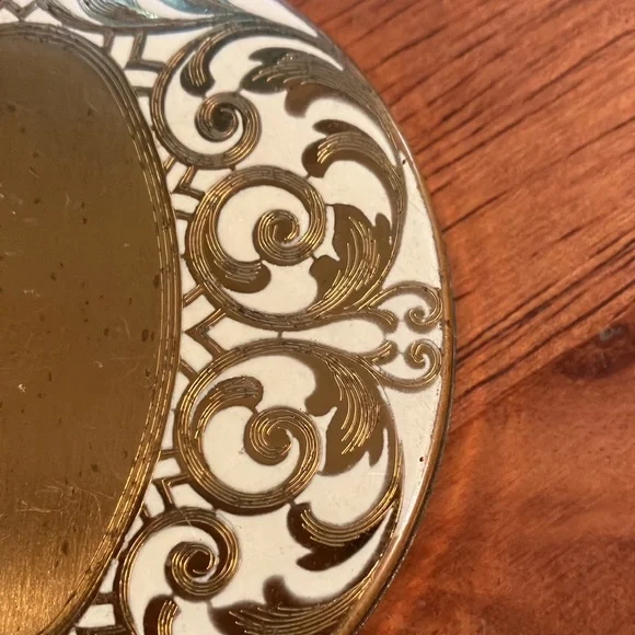 Beautiful antique compact from Art Deco era, made in USA by Elgin American! - Picture 10 of 16